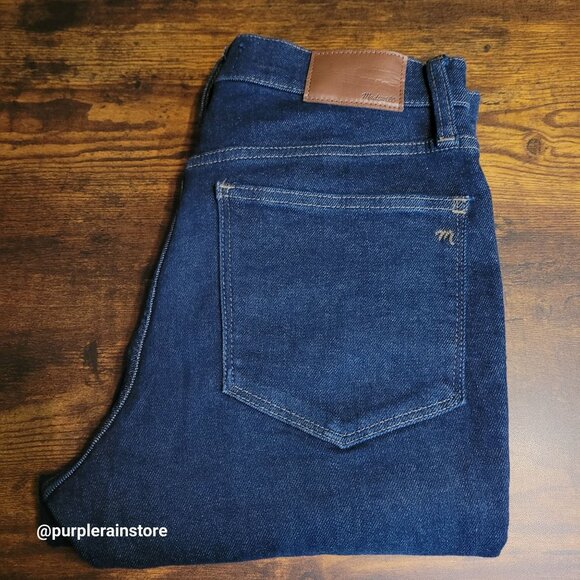 Madewell Jeans Size 28 Skinny 9" Woodland Wash MA938 Tummy Control Stretch - Picture 3 of 12